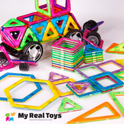 Magnies Premium - Build With Magnets - 34Pcs 66Pcs - Educational Toy