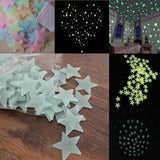 Glowing Stars On My Walls Sticker Set - 100pcs