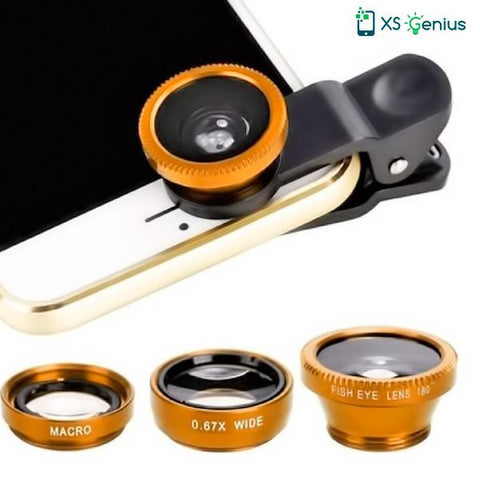 XS Genius™ - The 3-in-1 Universal Mobile Phone Lens Kit