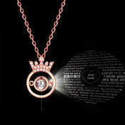 I Love You in a 100 Languages Queen Necklace