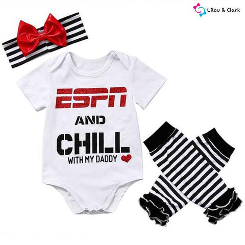 Sports Girl Baby Outfit