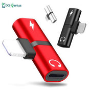 XS Genius™ Splitter - 2 In 1 Headphones & Charger Dual Port For iPhone XS/ XS MAX