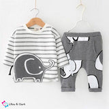 Happy Elephant Baby Boy's Set