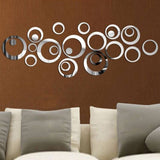 Bubbly Mirrors On The Wall Stickers