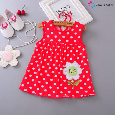 Happy Flower Baby Dress - From Newborn to Toddler