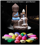 The Little Monk Incense Burner & 20 Incense Cones