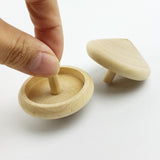 20pcs Wooden Montessori  Spinning Top Set - Handmade