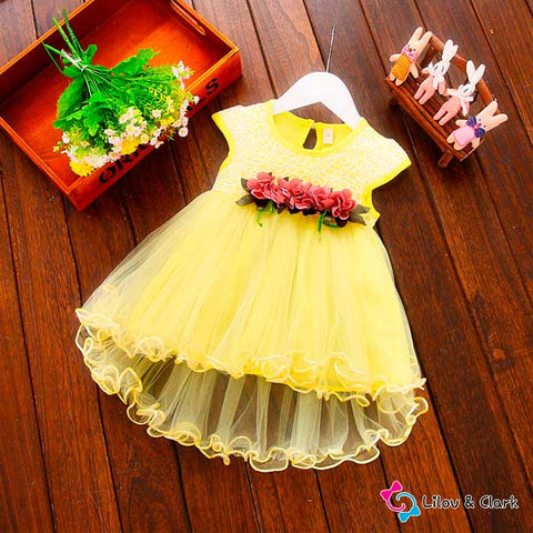 Floral Summer Baby Girl's Formal Dress