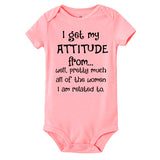 I Get My Attitude Onesie