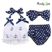 Sea Queen Baby Girl's Summer Outfit