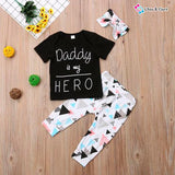 Hero Daddy Baby Boy's Outfit