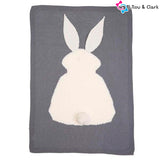 My Rabbit Pal - The Softest Hand-Knitted Baby Blanket