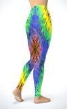 Abstract Rainbow Leggings