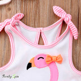 Baby Girl's Flamingo Swimwear