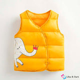 Elephant Autumn Baby Vest