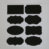 Kitchen Black Jar Stickers - 40pcs
