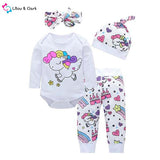 Lady Unicorn Baby Girl's Outfit