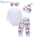 Lady Unicorn Baby Girl's Outfit