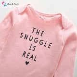 The Snuggle Is Real Baby Girl's Set