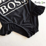 Mini Boss Baby Girl's Swimsuit