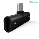 XS Genius™ Splitter - 2 In 1 Headphones & Charger Dual Port For iPhone XS/ XS MAX