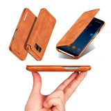 LuxLeather - The Wallet Stand Case For Samsung S10 / S10 Plus / S10E
