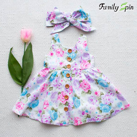 Little Bouquet Baby Girl's Summer Dress