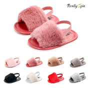 Baby Girl's Fur Sandals