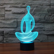 3D Hologram Meditation Yoga LED Lamp