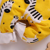 Baby Zebra Cotton Jumpsuit