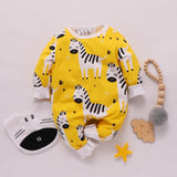 Baby Zebra Cotton Jumpsuit