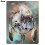 Wolf Indian Dream Blanket