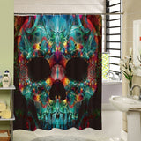 Translucent Skull Bath Curtain