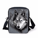Grey Wolf Messenger Bag