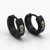 Skull & Bones Steel Earrings
