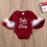 Baby Clause Velvet Jumpsuit
