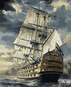 Ship At Sea - Dr-Arty™ - Paint By Numbers Set