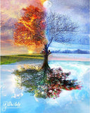 All Seasons Tree - Dr-Arty™ - Paint By Numbers Set