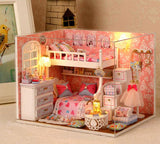 Handmade Wooden Mini Dollhouse