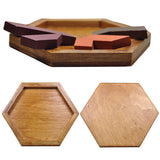 Wooden Tangram Jigsaw Board
