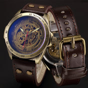 Olympos Mechanics Leather Watch