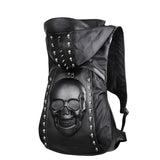 Leather Skull Backpack