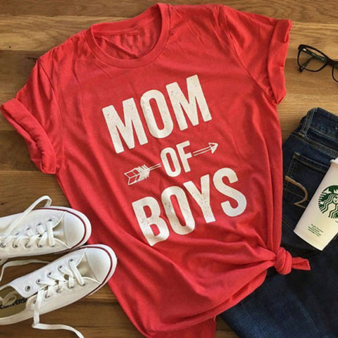 Mom Of Boys Tshirt