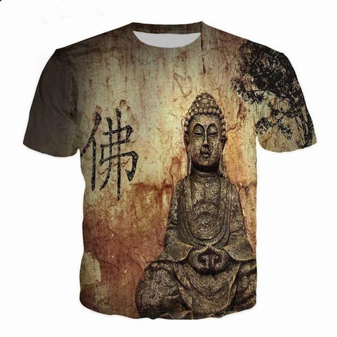Buddha Full Print T Shirt
