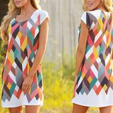 Summer Print Mini Dress