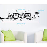 Owl Family On My Wall Sticker - Free Offer - $0.00