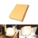 Wooden Book Lamp