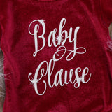 Baby Clause Velvet Jumpsuit