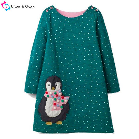Cute Penguin Girl's Dress