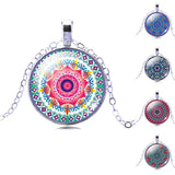 Vintage Mandala Pendant Necklace